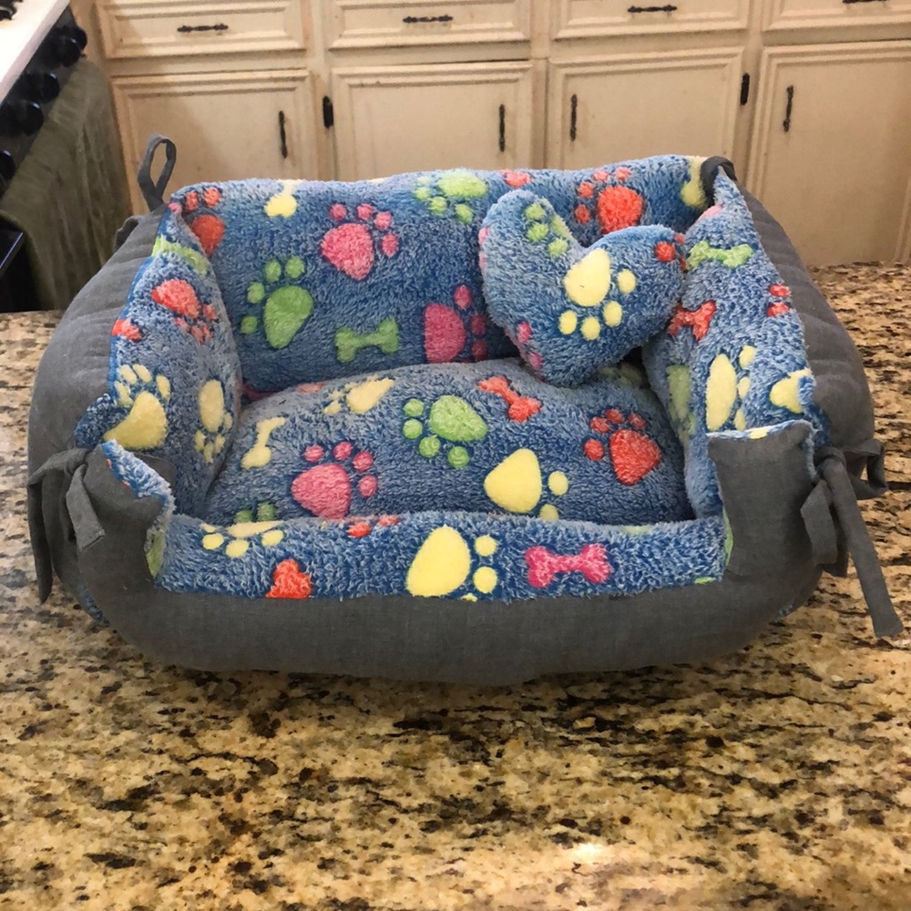 Handmade dog  beds for small puppies
